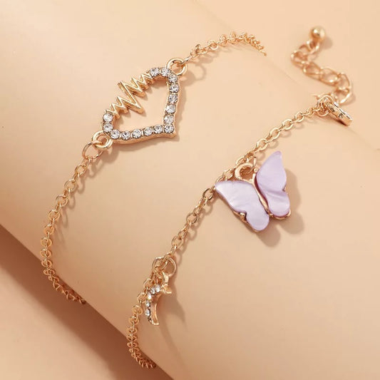 Butterfly Love Anklet